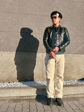 「アイテム（その他アウター）」を使った、tacutip1さん（メンズ・172cm）の秋コーディネート