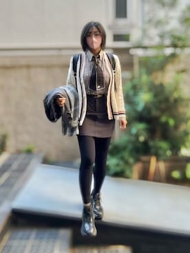 「BURBERRY（バーバリー）のアイテム」を使った、しゅせさん（レディース・162cm）の春コーディネート