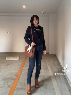 「BURBERRY（バーバリー）のアイテム」を使った、しゅせさん（レディース・162cm）の春コーディネート