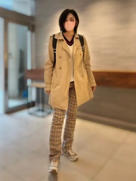 「Guess（ゲス）のアイテム」を使った、しゅせさん（レディース・162cm）の春コーディネート