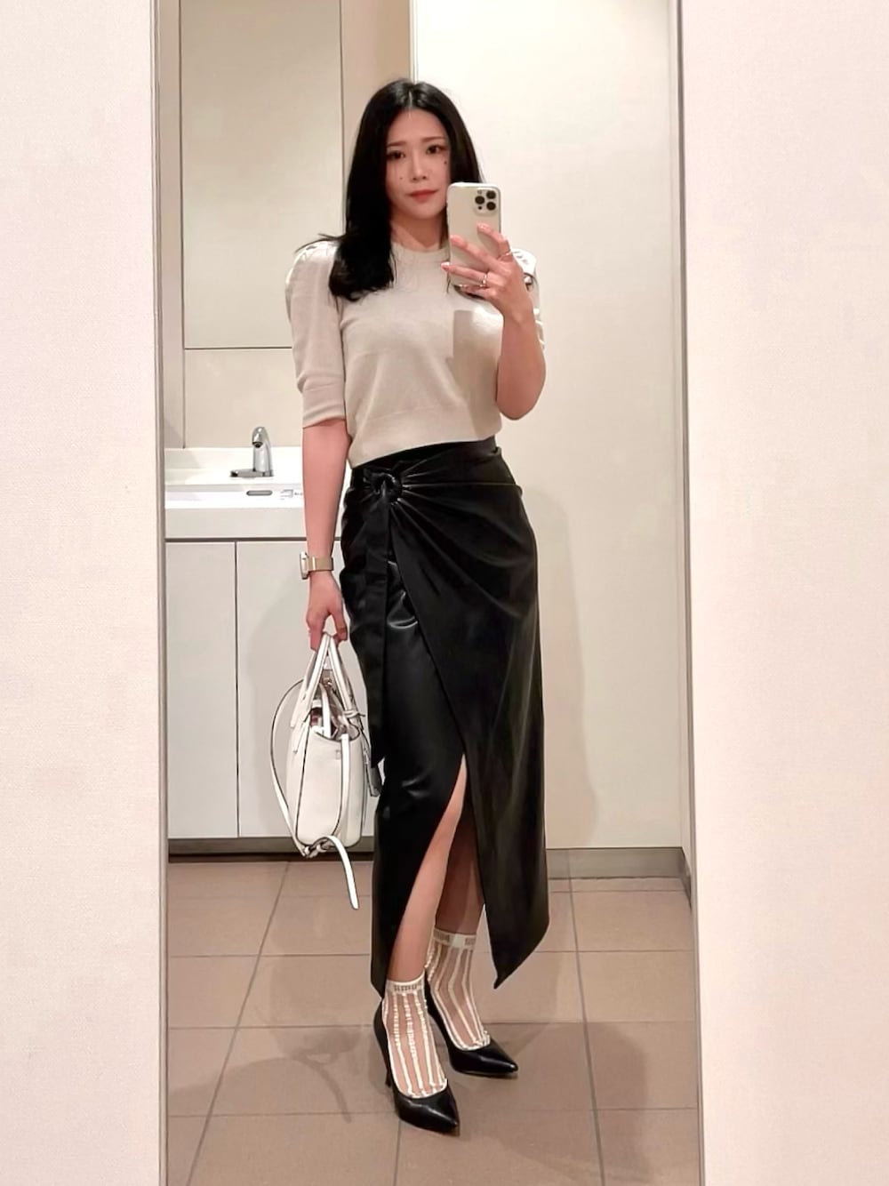 MICHAEL KORS（マイケルコース）の「パフスリーブ ニット（ニット