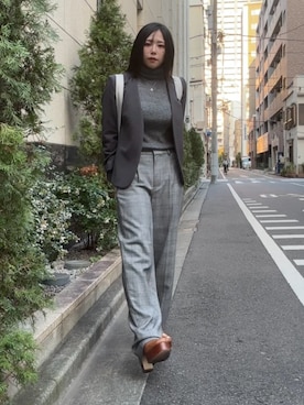 「アイテム（リング）」を使った、しゅせさん（レディース・162cm）の冬コーディネート