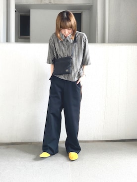 「Onitsuka Tiger（オニツカタイガー）のアイテム」を使った、naoさん（レディース・159cm）の夏コーディネート