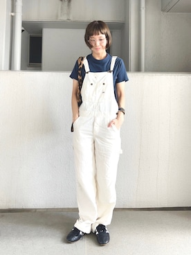 「アイテム（バングル/リストバンド）」を使った、naoさん（レディース・159cm）の夏コーディネート