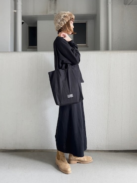 「アイテム（腕時計）」を使った、naoさん（レディース・159cm）の冬コーディネート