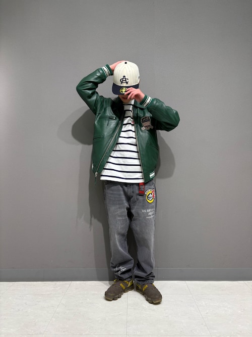 LIGHT SIGNATURE VARSITY JACKET / ライト シグネチャー バーシティ ジャケット / AVIREX / アヴィレックス