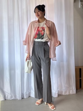 「VIS（ビス）のアイテム（アクセサリー）」を使った、saraさん（レディース・165cm）の春コーディネート