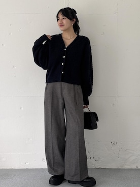 「アイテム（シューズ）」を使った、saraさん（レディース・165cm・10代）の秋コーディネート