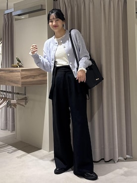 「アイテム（アクセサリー）」を使った、saraさん（レディース・165cm・10代）の秋コーディネート