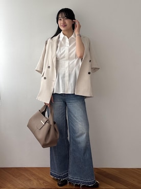 「VIS（ビス）のアイテム」を使った、saraさん（レディース・165cm）の春コーディネート