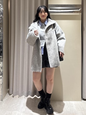 「アイテム（ブーツ）」を使った、saraさん（レディース・165cm・10代）の冬コーディネート
