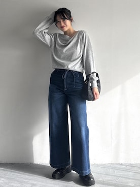 「VIS（ビス）のアイテム」を使った、saraさん（レディース・165cm）の冬コーディネート