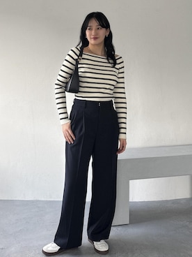 「アイテム（ショルダーバッグ）」を使った、saraさん（レディース・165cm・10代）の冬コーディネート