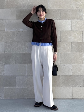 「アイテム（ローファー）」を使った、saraさん（レディース・165cm・10代）の冬コーディネート