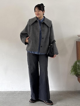 「アイテム（ブルゾン）」を使った、saraさん（レディース・165cm・10代）の秋コーディネート