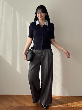 「Juze（ジュゼ）のアイテム」を使った、saraさん（レディース・165cm）の春コーディネート