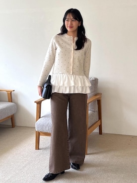 「アイテム（パンプス）」を使った、saraさん（レディース・165cm・20代）の秋コーディネート