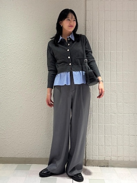 「アイテム（パンツ）」を使った、saraさん（レディース・165cm・10代）の秋コーディネート