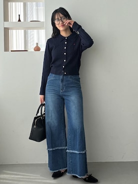 「アイテム（ボストンバッグ）」を使った、saraさん（レディース・165cm・10代）の夏コーディネート