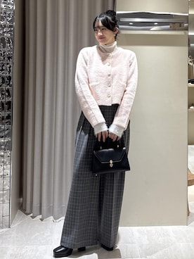 「アイテム（カーディガン/ボレロ）」を使った、saraさん（レディース・165cm・10代）の秋コーディネート