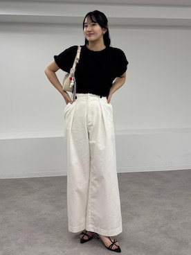 「VIS（ビス）のアイテム」を使った、saraさん（レディース・165cm）の夏コーディネート
