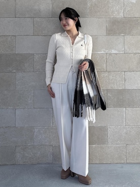 「アイテム（ブーツ）」を使った、saraさん（レディース・165cm・10代）の秋コーディネート