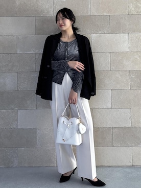 「アイテム（キーホルダー）」を使った、saraさん（レディース・165cm）の冬コーディネート