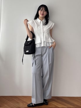 「Juze（ジュゼ）のアイテム」を使った、saraさん（レディース・165cm）の春コーディネート