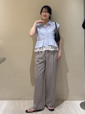 「VIS（ビス）のアイテム」を使った、saraさん（レディース・165cm）の春コーディネート
