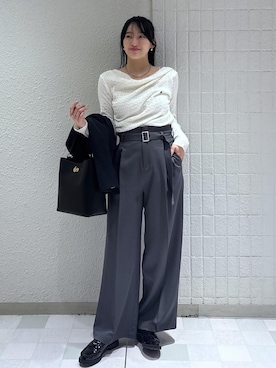 「VIS（ビス）のアイテム（バッグ）」を使った、saraさん（レディース・165cm）の春コーディネート