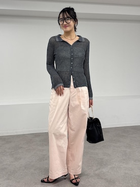 「アイテム（その他パンツ）」を使った、saraさん（レディース・165cm）の夏コーディネート