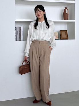 「Juze（ジュゼ）のTストラップリボンパンプス（パンプス）」を使った、saraさん（レディース・165cm・10代）の夏コーディネート