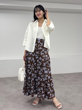 「VIS（ビス）のアイテム」を使った、saraさん（レディース・165cm）の夏コーディネート