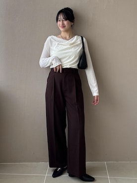 「VIS（ビス）のアイテム（バッグ）」を使った、saraさん（レディース・165cm）の夏コーディネート