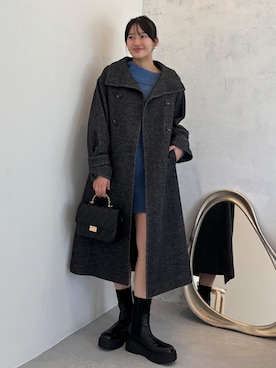 「アイテム（その他アウター）」を使った、saraさん（レディース・165cm・10代）の秋コーディネート