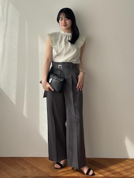 「Juze（ジュゼ）のアイテム」を使った、saraさん（レディース・165cm）の春コーディネート