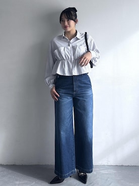 「アイテム（バッグ）」を使った、saraさん（レディース・165cm・10代）の冬コーディネート