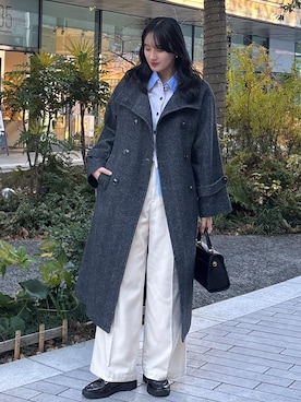 「アイテム（ハンドバッグ）」を使った、saraさん（レディース・165cm・10代）の冬コーディネート