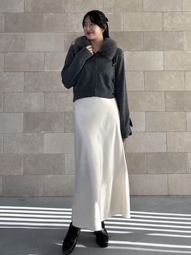 「アイテム（ヘアアクセサリー）」を使った、saraさん（レディース・165cm・10代）の秋コーディネート