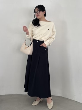 「Juze（ジュゼ）のアイテム」を使った、saraさん（レディース・165cm）の冬コーディネート