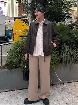 「アイテム（パンツ）」を使った、saraさん（レディース・165cm・10代）の秋コーディネート