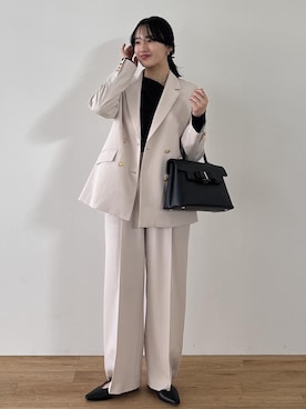 「Juze（ジュゼ）のアイテム」を使った、saraさん（レディース・165cm）の冬コーディネート