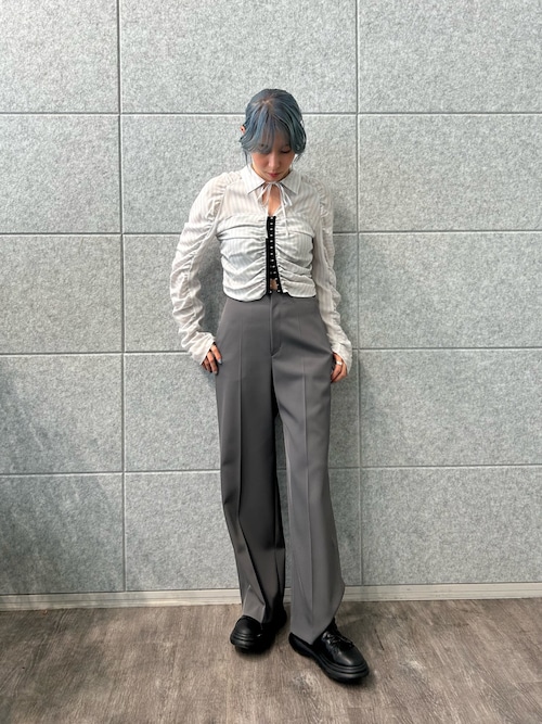セール】Lyocell stripe blouse（シャツ/ブラウス）｜CODE A