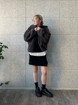 「冬コーデ」｜abe （CODE A）さん（レディース・167cm）の冬コーディネート