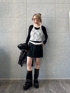 「CODE A（コードエー）のアイテム（トップス）」を使った、abe （CODE A）さん（レディース・167cm）の夏コーディネート
