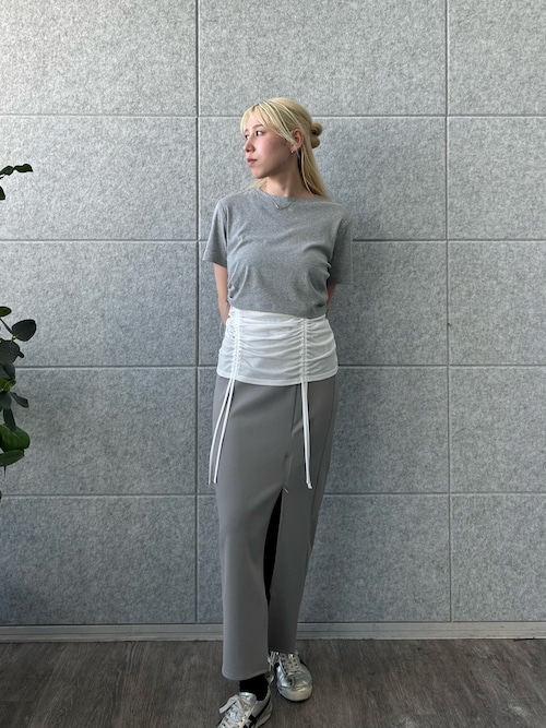 セール】drawstring crop tee（Tシャツ/カットソー）｜CODE A（コード