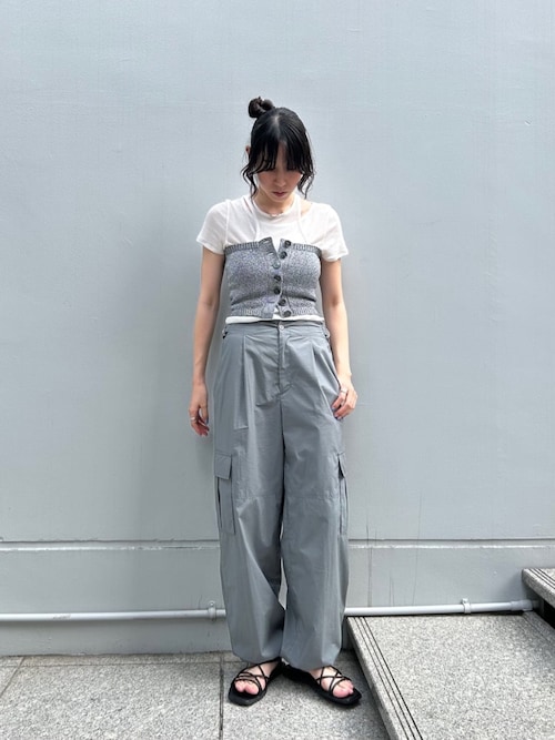セール】lame knit bustier（ニット/セーター）｜CODE A（コード