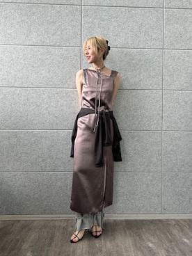 「CODE A（コードエー）のアイテム（ワンピース/ドレス）」を使った、abe （CODE A）さん（レディース・167cm）の春コーディネート