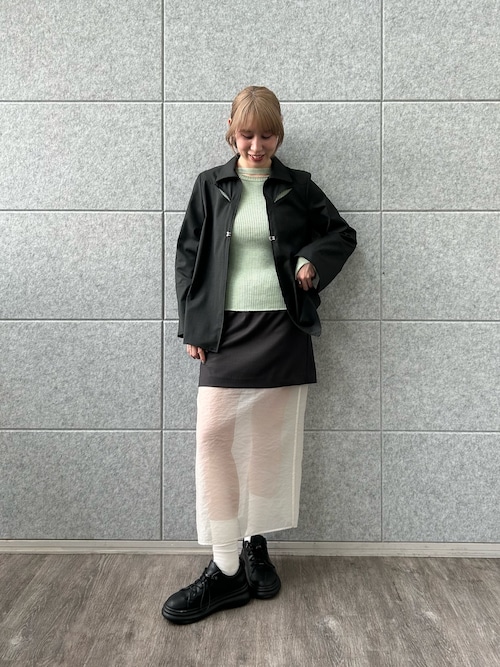 セール】melange knit cutting pullover（ニット/セーター