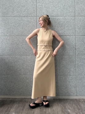 「CODE A（コードエー）のアイテム（ワンピース/ドレス）」を使った、abe （CODE A）さん（レディース・167cm）の夏コーディネート